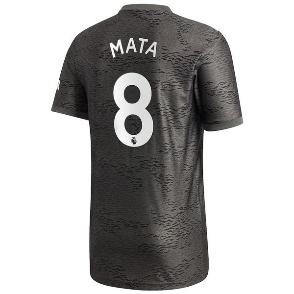 Maillot Football Manchester United NO.8 Mata Exterieur 2020-21 Noir